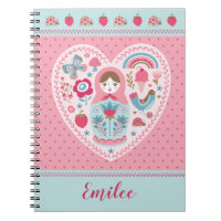 Niedlich Pink Matryoshka Russische Puppe