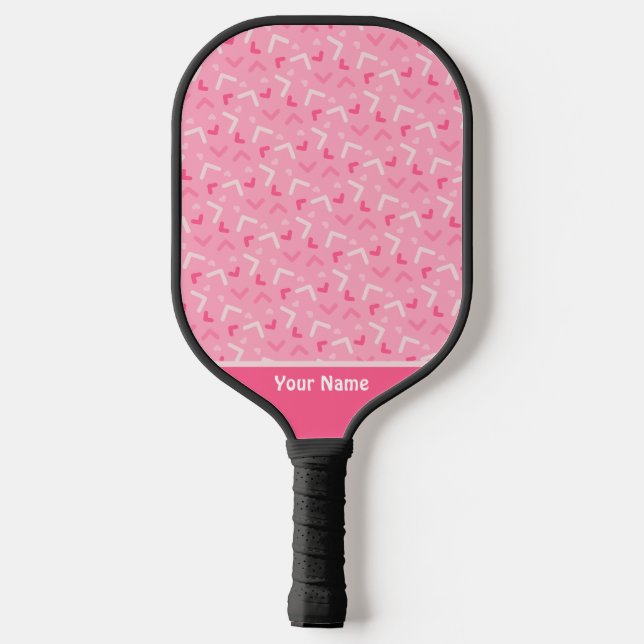 Niedlich Pink Memphis Pro Pickleball Paddel Pickleball Schläger (Rückseite)
