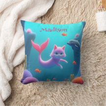 Niedlich Pink Mermaid Kitten