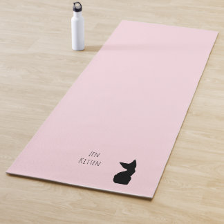 Niedlich, pink oder minze, Zen Kitten Yogamatte