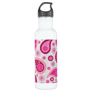 Niedlich Pink Paisley Pattern Edelstahlflasche