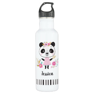 Niedlich Pink Panda Edelstahlflasche