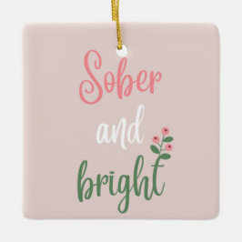 Niedlich Pink Pastell Sober Weihnachtsgeschenk Keramikornament