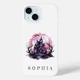 Niedlich Pink Personalisierte Halloween-Fall Case-Mate iPhone Hülle