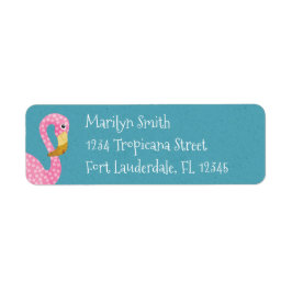 Niedlich Pink Polka Dot Flamingo