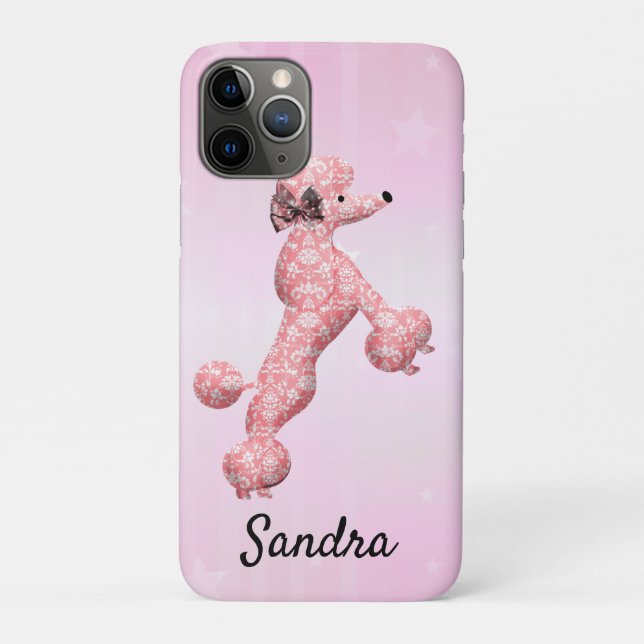 Niedlich Pink Poodle Dog Handy iPhone / iPad Gehäu Case-Mate iPhone Hülle (Rückseite)
