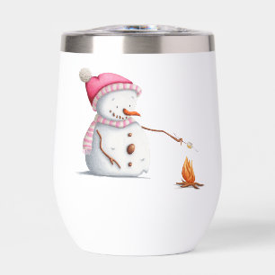 Niedlich Pink Snowman