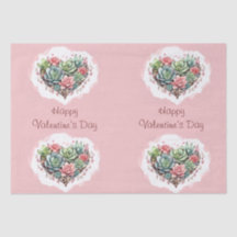 Niedlich Pink Sukkuline Herzklopfen Valentinstag