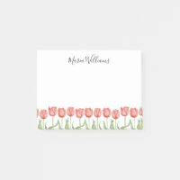 Niedlich Pink Tulip Garden Personalisiert 4x3