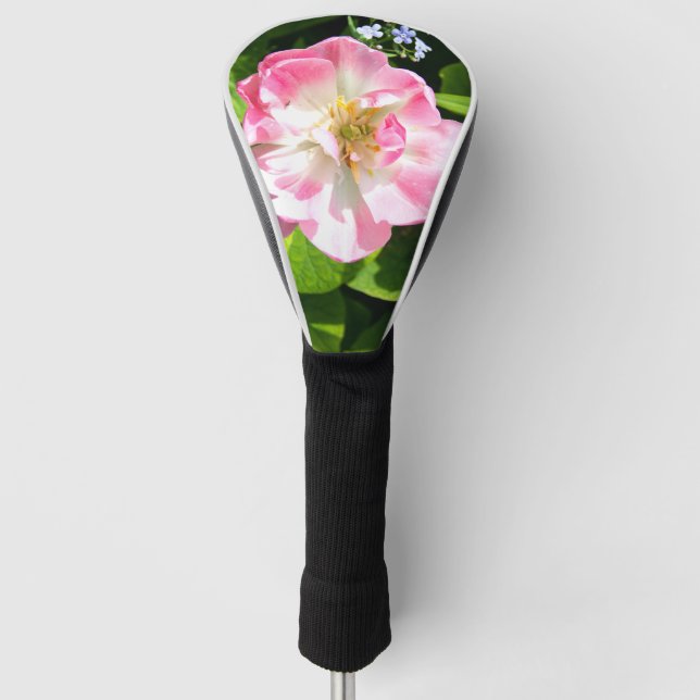 Niedlich-Pink-Tulpe Golf Headcover (Vorderseite)