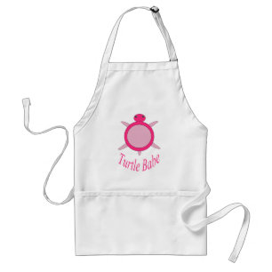 Niedlich Pink Turtle Babe Kochen Schürze