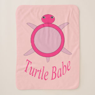 Niedlich Pink Turtle Babe Sherpa Blanket Sherpadecke