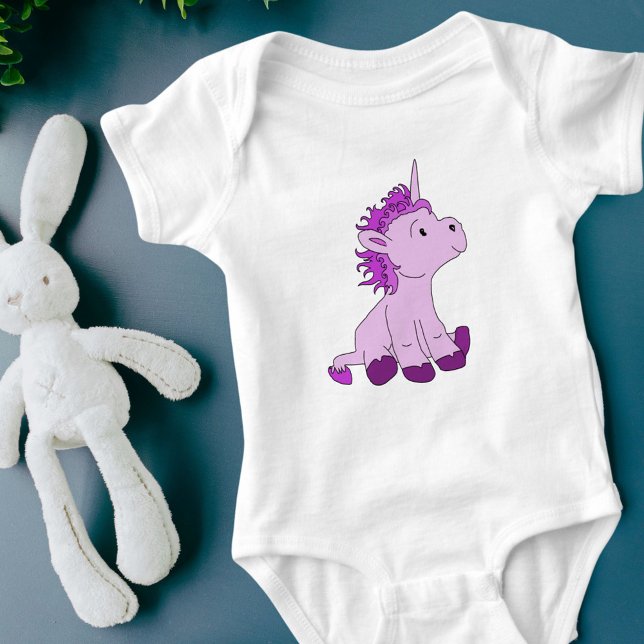 Niedlich Pink Unicorn Baby Girl Strampler (Von Creator hochgeladen)