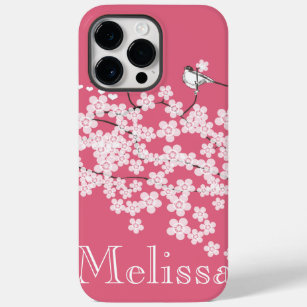 Niedlich Pink Vintag Chickadee Cherry Blossom Case-Mate iPhone Hülle