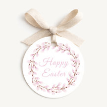 Niedlich Pink Watercolor Pussy Willow Happy Ostery