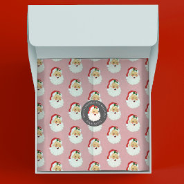 Niedlich Pink Weihnachts-Weihnachtsmann-Klaus Seidenpapier