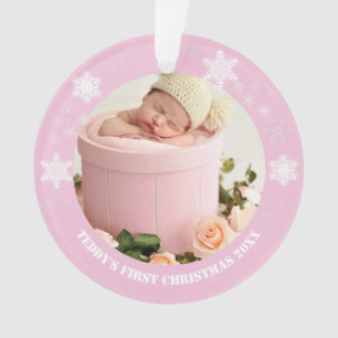 Niedlich-pinkfarbene Babys Ornament