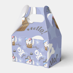 Niedlich Pirate Kitten Pattern Geschenkschachtel