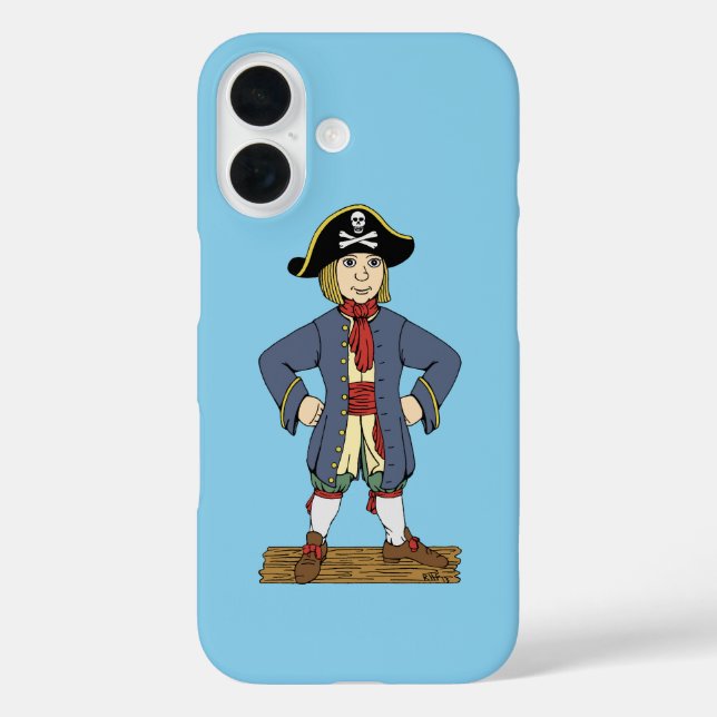 Niedlich Pirate Lad Case-Mate iPhone Hülle (Rückseite)