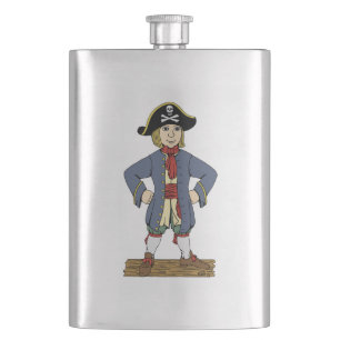 Niedlich Pirate Lad Flachmann