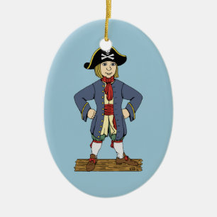 Niedlich Pirate Lad Keramikornament
