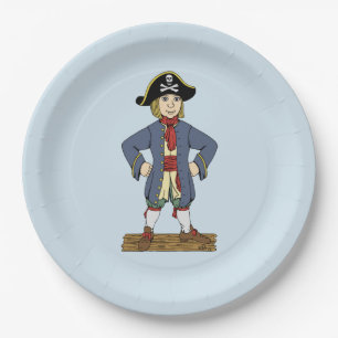 Niedlich Pirate Lad Pappteller