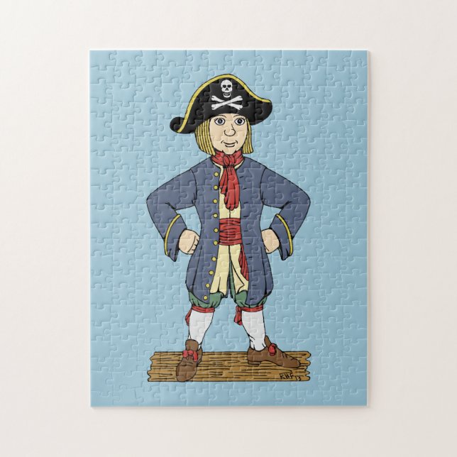 Niedlich Pirate Lad Puzzle (Vertikal)
