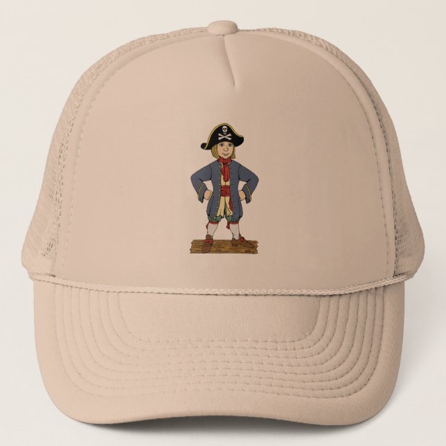 Niedlich Pirate Lad Truckerkappe (Vorderseite)