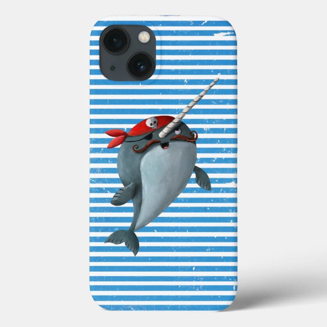 Niedlich Pirate Narwhal Case-Mate iPhone Hülle (Rückseite)