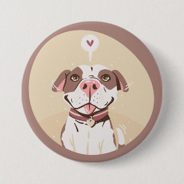 Niedlich Pit Bull Button