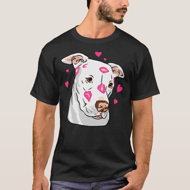 Niedlich Pit Bull Pitbull Mama Pittie Vater Apbt P T-Shirt (Vorderseite)