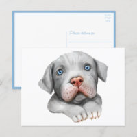 Niedlich Pit Bull Pittie Puppy Dog Liebe Hallo Pit