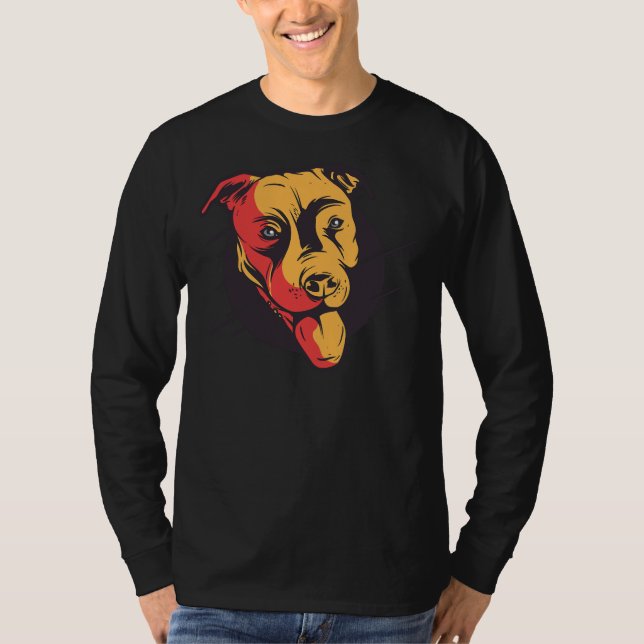 Niedlich Pit Bull Terrier Lover Pitbull Mama Pitti T-Shirt (Vorderseite)