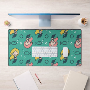 Niedlich Pixel Mermaid Schreibtischunterlage