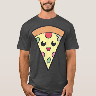 Niedlich Pizza Kawaii Anime Vaporwave Indie Ästhet T-Shirt