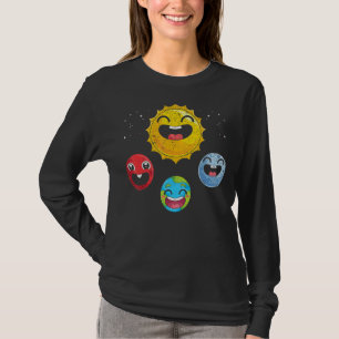 Niedlich Planets Sun Astronomie Wissenschaftler We T-Shirt