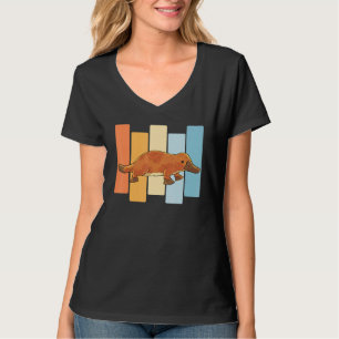 Niedlich Platypus Outback Animal Retro Aussie Aust T-Shirt