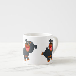 Niedlich Playful Cartoon Baby Rottweiler Espressotasse