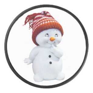 NIEDLICH PLAYFUL SNOWMAN EISHOCKEY PUCK