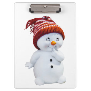 NIEDLICH PLAYFUL SNOWMAN KLEMMBRETT