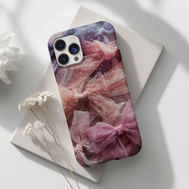 Niedlich Polka Dot Bow Whimsical Case-Mate iPhone Hülle (Von Creator hochgeladen)