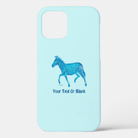 Niedlich Polka Dot Zebra - Blau