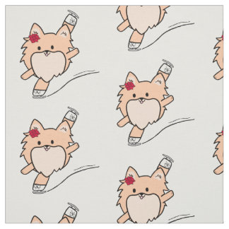 Niedlich Pom-Skaten Stoff