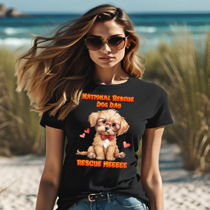 Niedlich Pooch: Bow-tied & Glasses T-Shirt