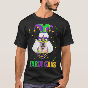 Niedlich Poodle Dog Lover Mardi Gras Carnival Part T-Shirt