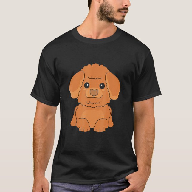 Niedlich Poodle Toy Poodle T-Shirt (Vorderseite)