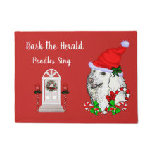 Niedlich Poodle Weihnachten