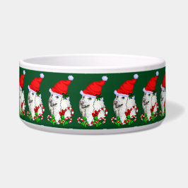 Niedlich Poodle Weihnachten Napf