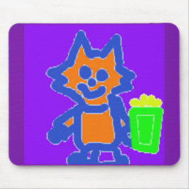 Niedlich Popcorn Kitty Mousepad