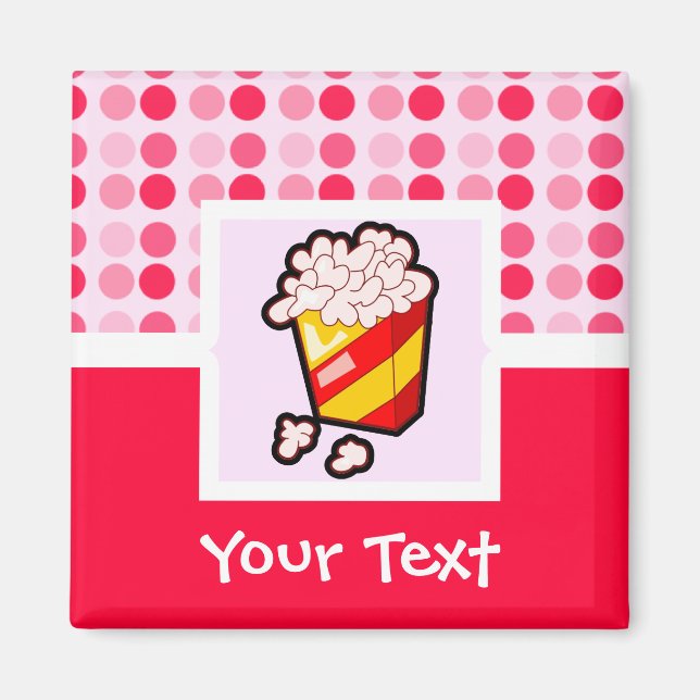 Niedlich Popcorn Magnet (Vorne)